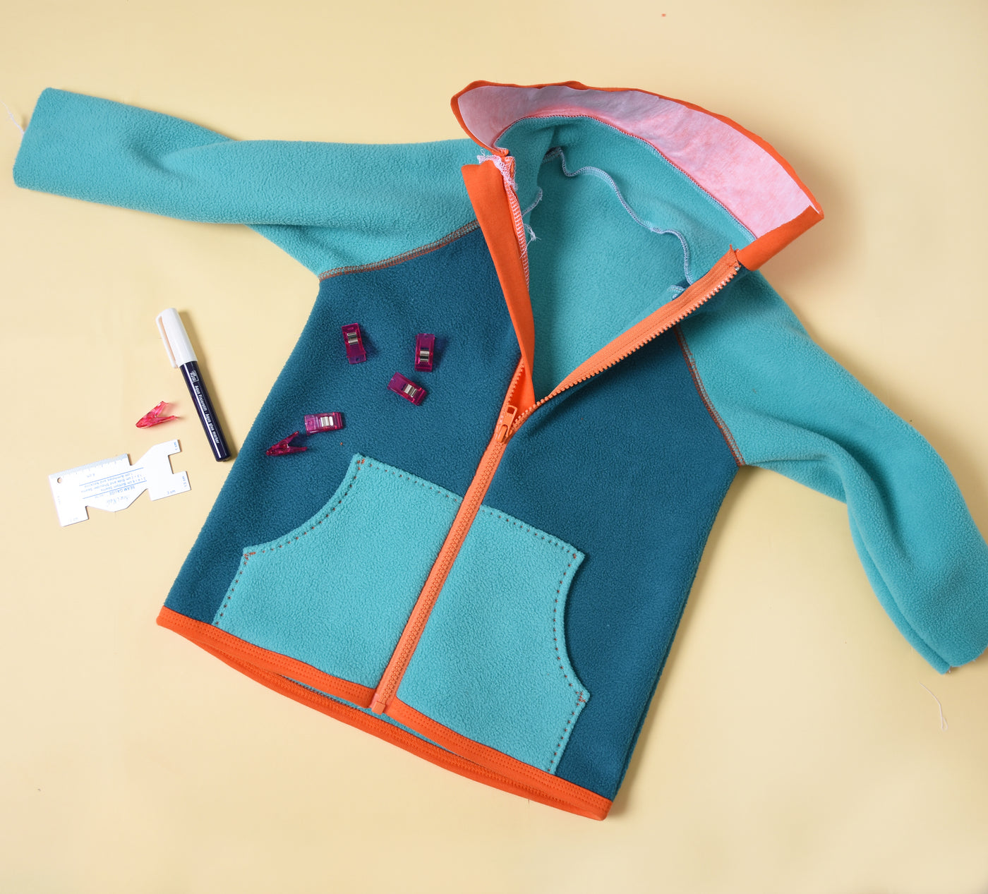 Wilma & Wide jacket - fabric and materials requirements