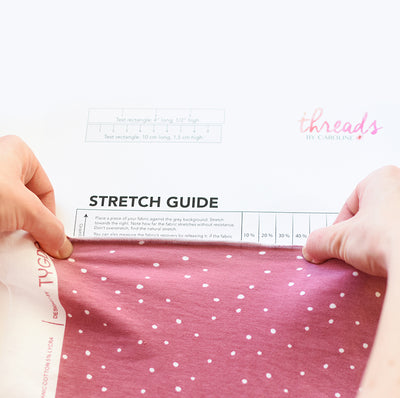 Evaluate fabric stretch