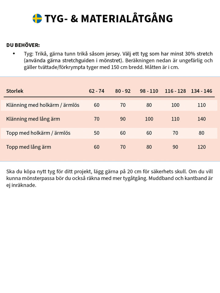 Smilla topp & klänning